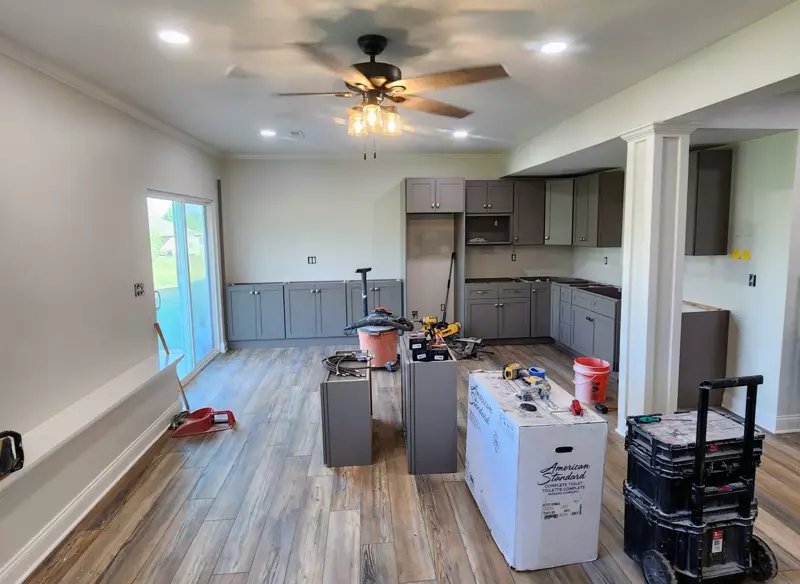 Bathroom and Kitchen